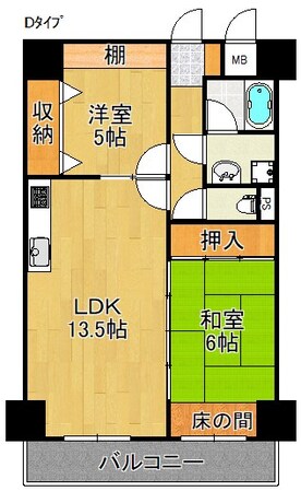 ファーロ新北島の物件間取画像